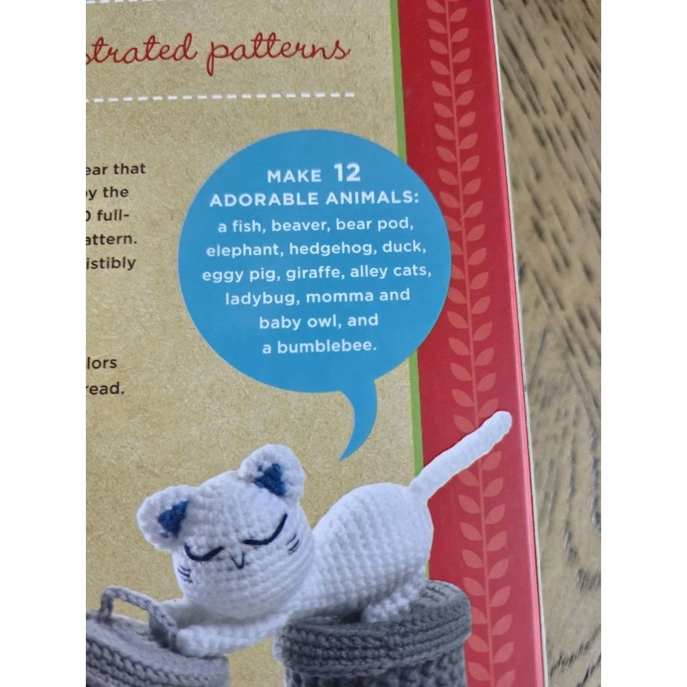 Creature Crochet Kit 12 Adorable Animal Patterns DIY Crafts New Crochet Kit